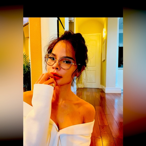 CHANEL Pantos 2207-B Rhinestone Eyeglasses - Picture 6 of 7